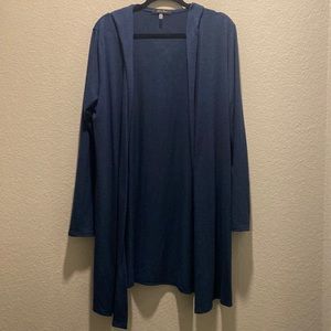 HOODED CARDIGAN